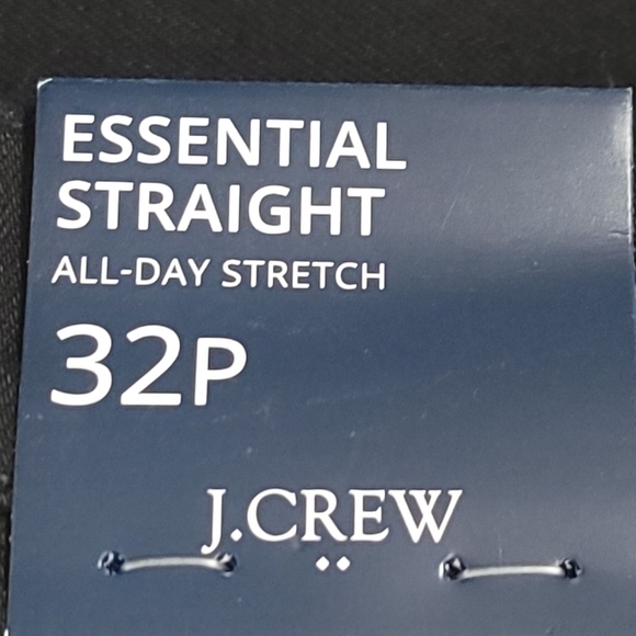 J. Crew Essential Straight Jean In All Day Stretch Black Size 32 Petite - Picture 5 of 14
